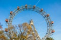 Ferries wheel in Prater park in Vienna Royalty Free Stock Photo