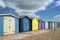 Ferring Beach Huts Royalty Free Stock Photo