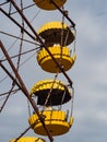 Ferris wheel in abandoned amusement park in ghost town Pripyat. Royalty Free Stock Photo