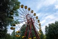 Ferris Wheel at abandoned Amusement Park - Pripyat, Chernobyl Exclusion Zone, Ukraine Royalty Free Stock Photo