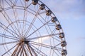 Ferris Wheel against a blue sky