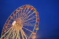 Ferris Wheel at amusement park Royalty Free Stock Photo