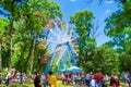 Childrens day in theme park Varna Bulgaria Royalty Free Stock Photo