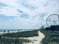 Ferris wheel by the beach, mrytle beach, sc