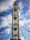 Ferris wheel and blue sky