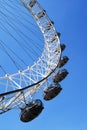 Ferris wheel with blue sky