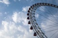 Ferris wheel with blue sky Royalty Free Stock Photo