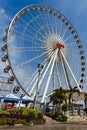 Ferris Wheel in bluesky at Asiatique Royalty Free Stock Photo