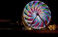 Ferris Wheel with Bright Lights Royalty Free Stock Photo