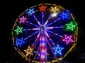 Ferris wheel, Buddha festival, Samutprakarn ,Thailand.