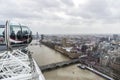 Ferris wheel called The London Eye in London, United Kingdom Royalty Free Stock Photo