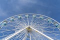 Ferris Wheel against a blue-sky background