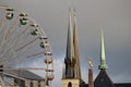 Ferris wheel, Cathedral, monument