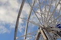 Ferris wheel in the clouds