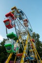 Ferris wheel at county fair Royalty Free Stock Photo