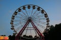 Ferris wheel at dusk