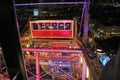 Ferris wheel in the evening Royalty Free Stock Photo