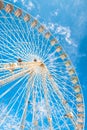 Ferris wheel of fair and amusement park