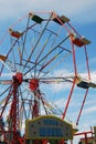 Ferris wheel funfair ride Royalty Free Stock Photo