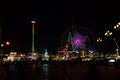 Ferris wheel at global village dubai amusement park Royalty Free Stock Photo