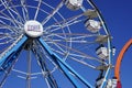 Ferris wheel at Kemah, Texas boardwalk Royalty Free Stock Photo