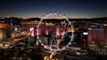 Ferris Wheel at Las Vegas in Nevada United States.