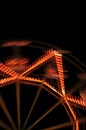 Ferris wheel lights Royalty Free Stock Photo