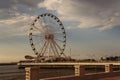 Ferris Wheel in the Morning Sunlight