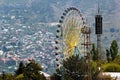 Ferris wheel at Mtatsminda Park in Tbilisi, Georgia Royalty Free Stock Photo