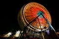 Ferris Wheel at Night Royalty Free Stock Photo