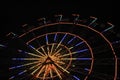 Ferris wheel in night