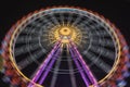 Ferris Wheel at night with beautiful lights Royalty Free Stock Photo