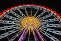 Ferris Wheel at night with beautiful lights Royalty Free Stock Photo