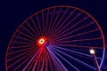 Ferris Wheel in the night Royalty Free Stock Photo