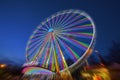 Ferris wheel at night