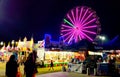 Ferris wheel and night lights and Redland Bay Festival