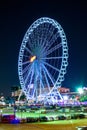 Ferris wheel at night in thailand.(Asiatique)