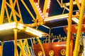 Ferris wheel at night time Royalty Free Stock Photo