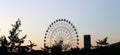 Ferris Wheel (Night view).Moscow, Russia Royalty Free Stock Photo