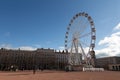 The ferris wheel at the Place Bellecour, Lyon, France Royalty Free Stock Photo