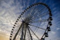 Ferris wheel in place de la Concorde, Photo image a Beautiful panoramic view of Paris Metropolitan City Royalty Free Stock Photo