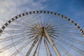 Ferris wheel in place de la Concorde, Photo image a Beautiful panoramic view of Paris Metropolitan City Royalty Free Stock Photo