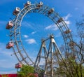 Ferris wheel in the Prater park in Vienna Royalty Free Stock Photo