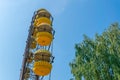 Ferris wheel at Pripyat amusement park in the Ukraine Royalty Free Stock Photo