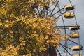 Ferris wheel in Pripyat ghost town, Chernobyl. Nuclear, abandoned. Royalty Free Stock Photo