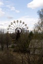 Ferris wheel in Pripyat ghost town, Chernobyl Royalty Free Stock Photo