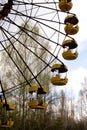 Ferris wheel in Pripyat ghost town, Chernobyl Royalty Free Stock Photo