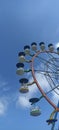 Ferris wheel at the saloka park Royalty Free Stock Photo