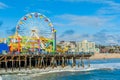 Ferris Wheel on Santa Monica Pier California USA