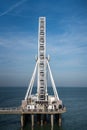 Ferris wheel by the sea Royalty Free Stock Photo